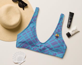 Sujetador deportivo/top de bikini acolchado reciclado