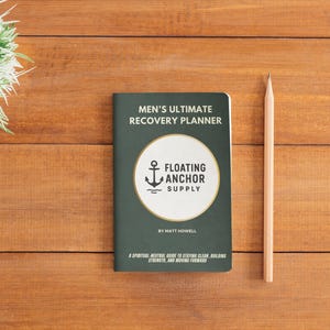 Planejador de Recuperação Definitivo Masculino Registro Diário Prevenção de Recaídas Afirmações Espirituais Download Digital