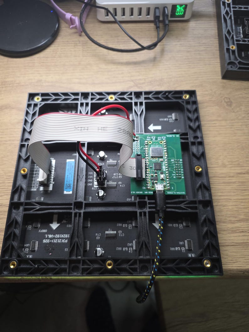 Kontroler wyświetlacza RGB Panel, 64x32, 80x40, 64x64, 96x48, 128 x 64 px zdjęcie 4