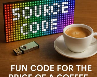Kod źródłowy projektu wyświetlacza RGB i podręcznik kolorów.