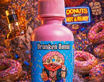 Drunken Donut - Glazed Donut, Marshmallow, Bourbon, and Tobacco Beard Oil, Butter & Cologne