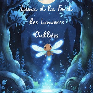 Ebook Enfant Magique : Luma et la Forêt des Lumières + Carte Illustrée, Labyrinthe, Poème & Lefect Interaktiv | Conte Illustré à Imprimer