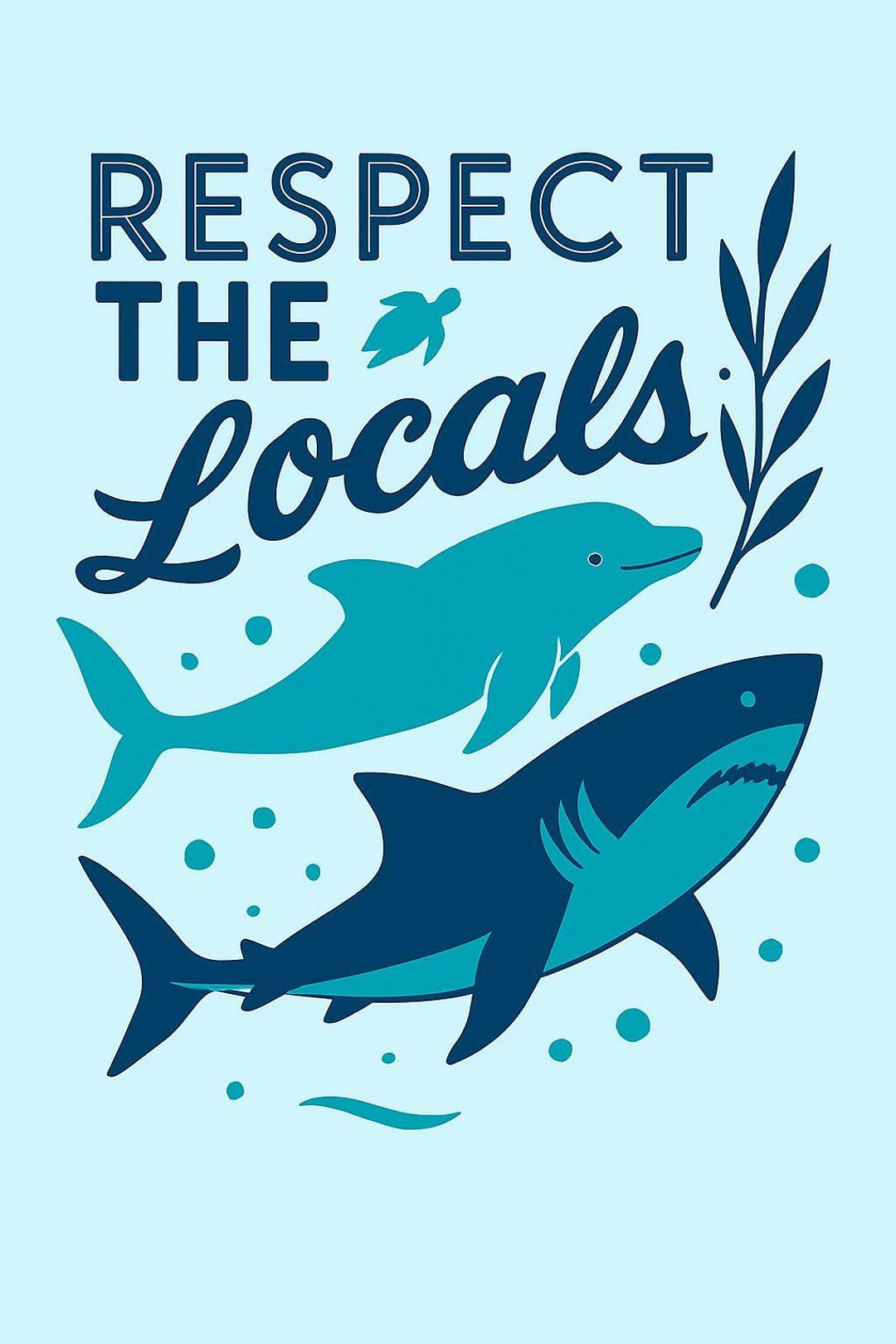 Respect the Locals Design: Digital Art File (PDF Pattern Available Upon ...
