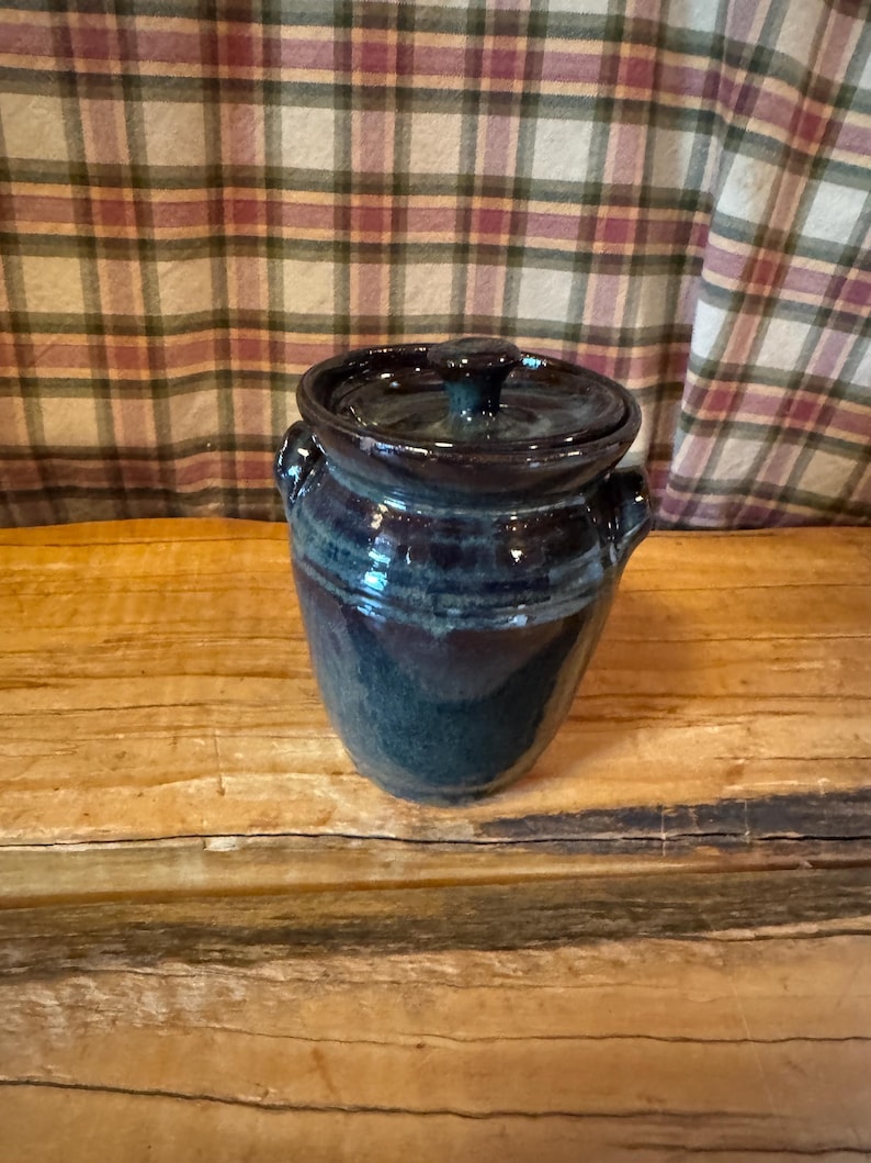 Owens Pottery Honey Pot
