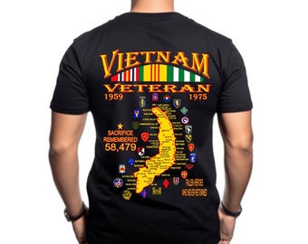Vietnam Veteran 1959 - 1975 Classic Unisex Comfort Color T-shirt
