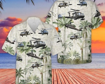 US Army Sikorsky UH-60 Black Hawk Hawaiian Shirt, Baseball Jersey - - T-shirt - Polo shirt