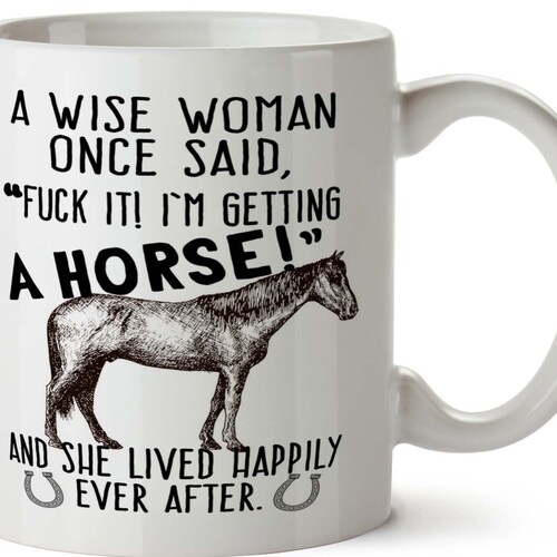 Funny HORSE Gift Gift for Horse Owner Funny Horse Mug A Etsy
