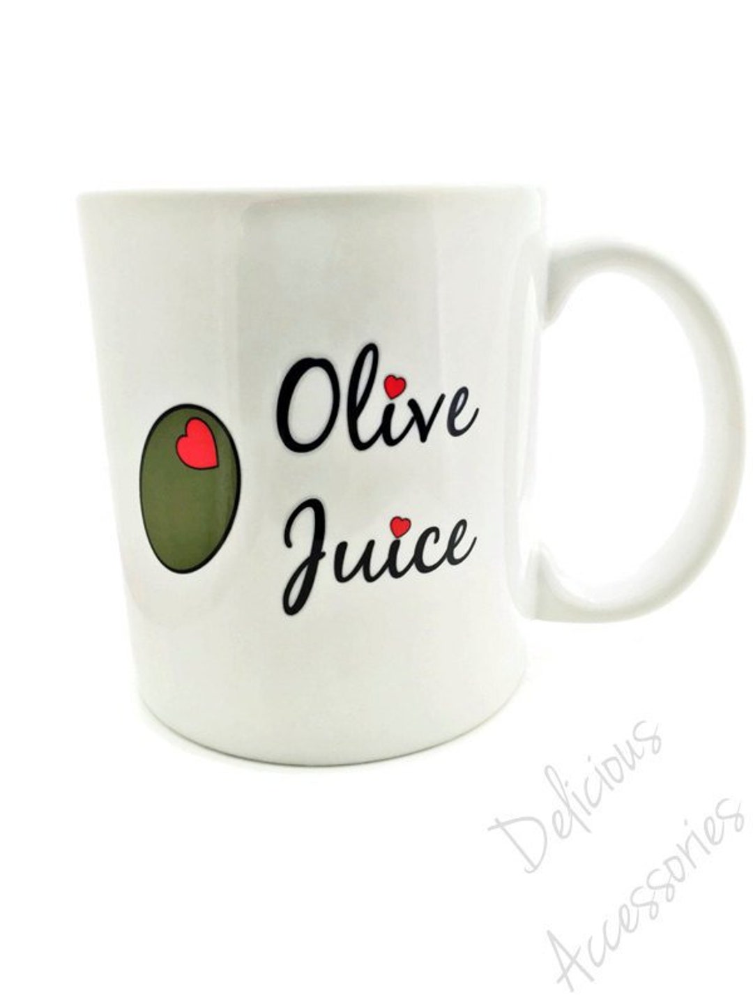 OLIVE JUICE I Love You 11 Ounce Dishwasher / Microwave Coffee Mug