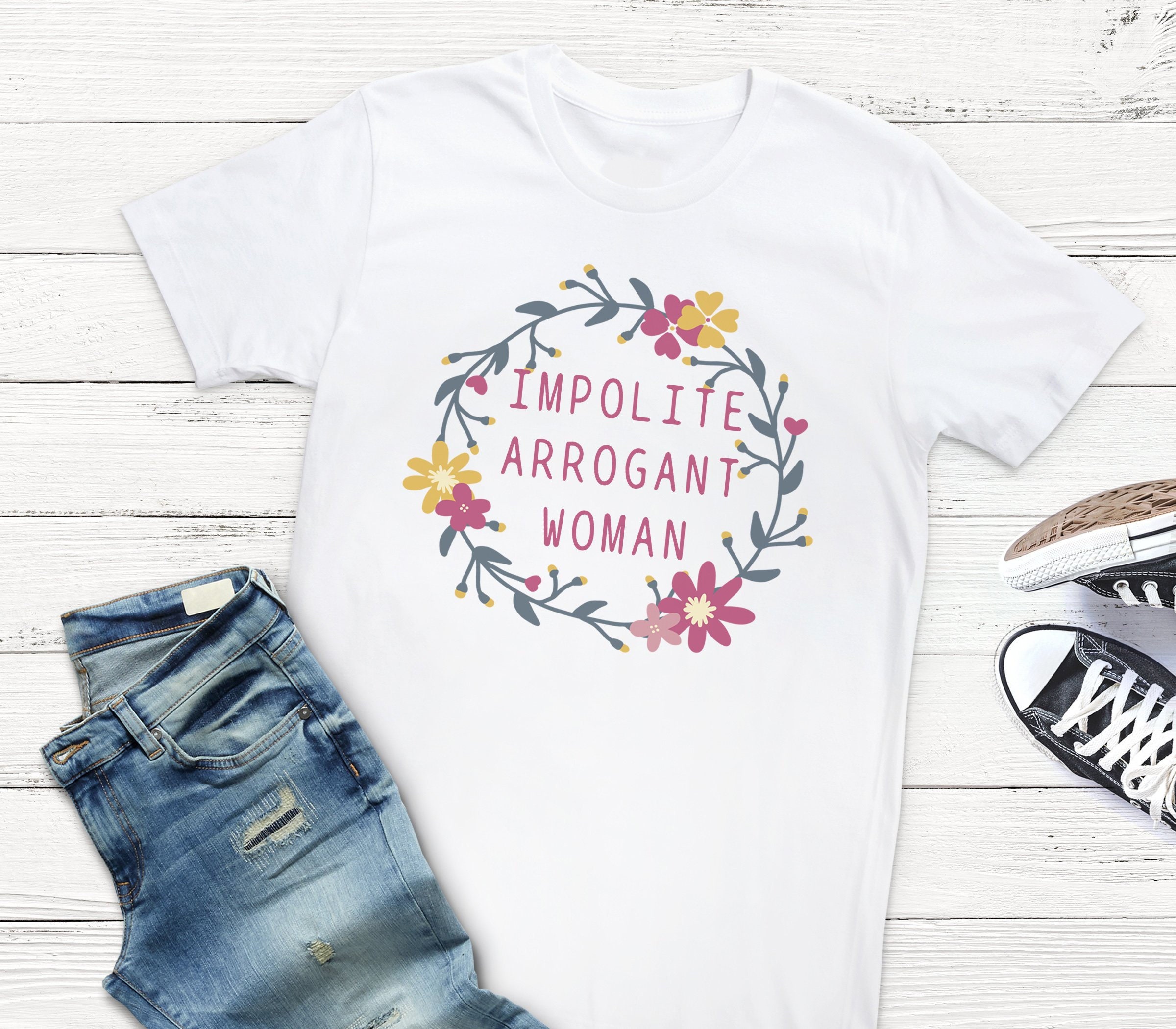 Impolite Arrogant Woman Nevertheless She Persisted Feminist Resist Coffee Mug 11 Ounce Tea Gift