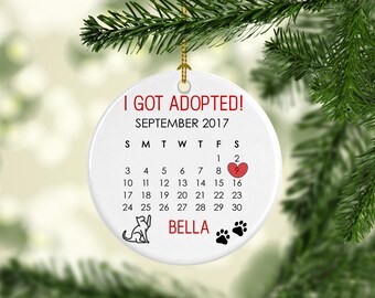 GRAPHICS & MORE Rescue Adopt Yin Yang Paw Prints Dogs Cats Wood Christmas Tree Holiday Ornament 