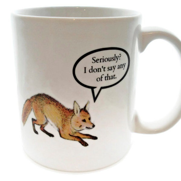 What DOES the Fox Say - 11 ounce Coffee Mug - Superb GIFT Ylvis