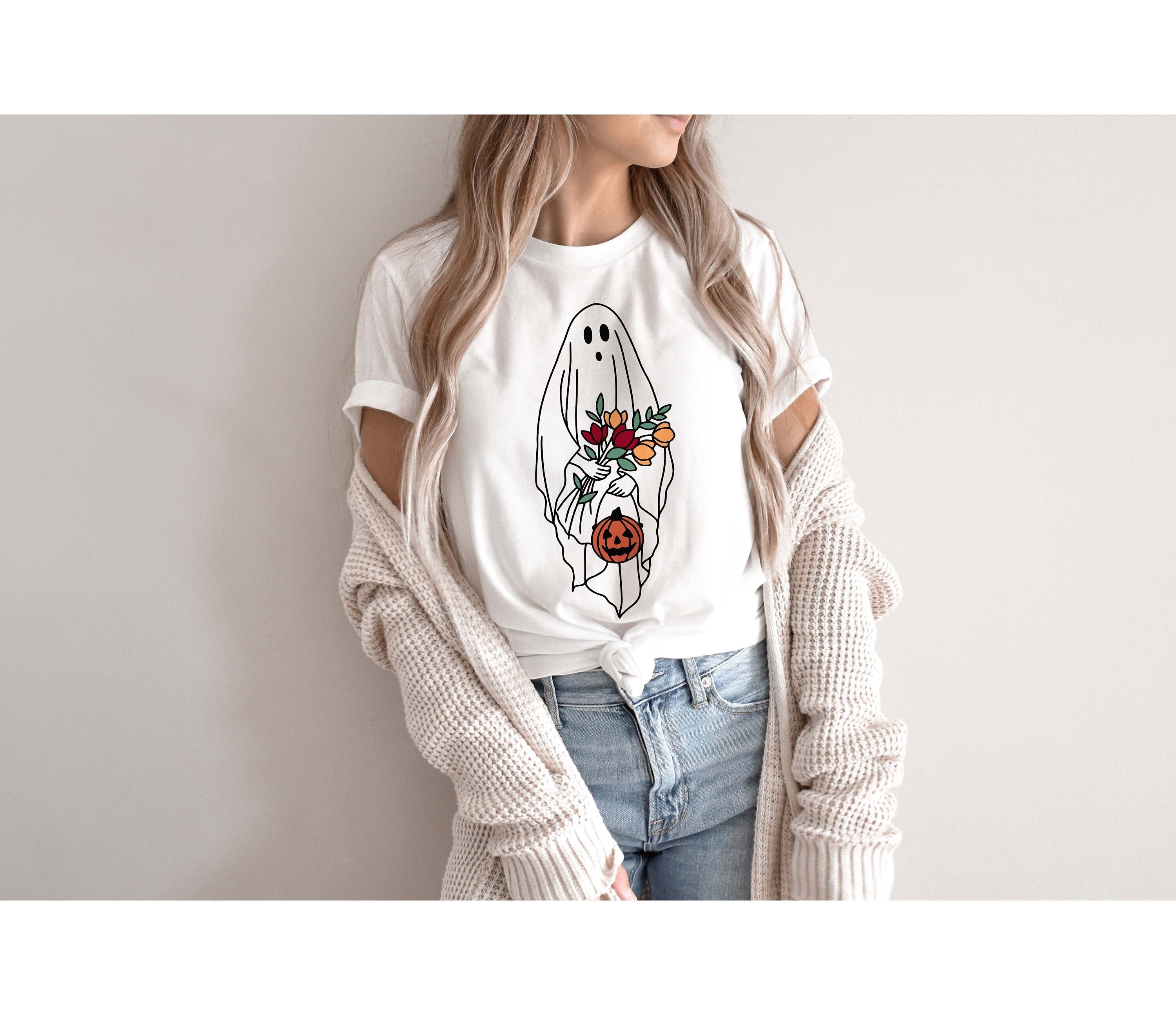 HALLOWEEN GHOST SHIRT Ghost Tshirt 