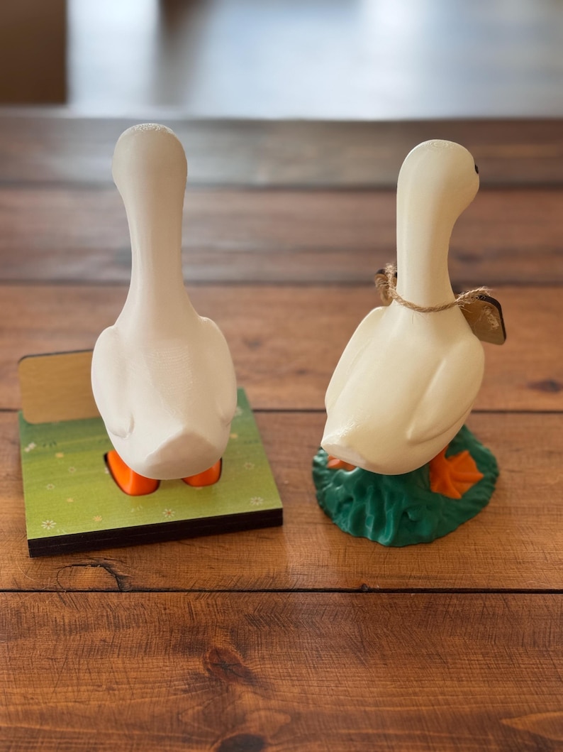 Emotional Support Desk Goose, Customized Sign, Stand for Interchangeable Signs, Gift for Goose Lover, Do Not Pet, Personalized, Desk Buddy image 6