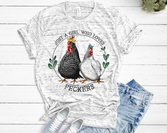 I like peckers chicken shirt Clearance