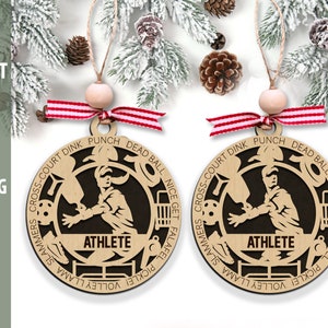 Personalized Pickleball Ornament, Pickleball Christmas Tree Ornament, Pickleball Player Gift, Personalized Ornament, Pickleball Tournament