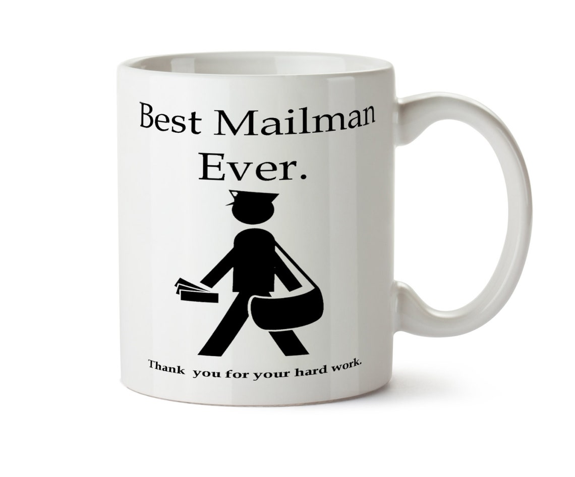 Mail Carrier Gift Mail Carrier Mug Best Mailman Ever Etsy