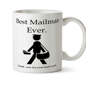 Mail Carrier Gift, Mail Carrier Mug, Best Mailman Ever, Postman Gift,  USPS Christmas Mug, Personalized Mug, Mailman Gift Postal Worker Gift