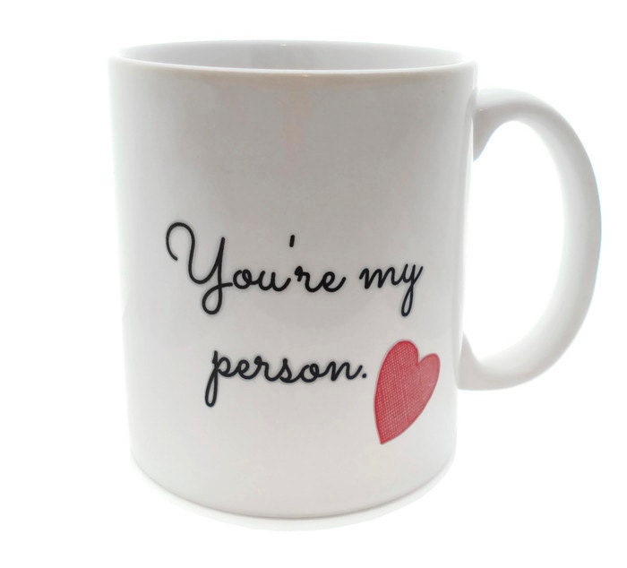 You're My Person Mug, Best Friend Gift, Boyfriend Gift Girlfriend…