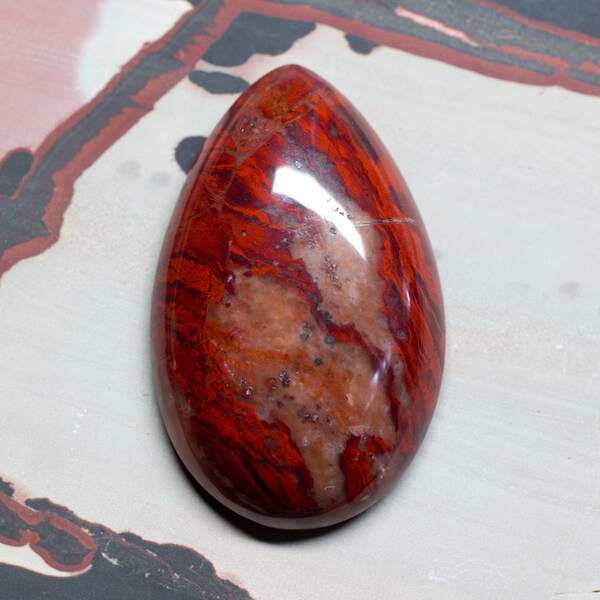 Arizona Jasper lose natürlich und unbehandelt Freiform Designer Teardrop Pear Cabochon Cab