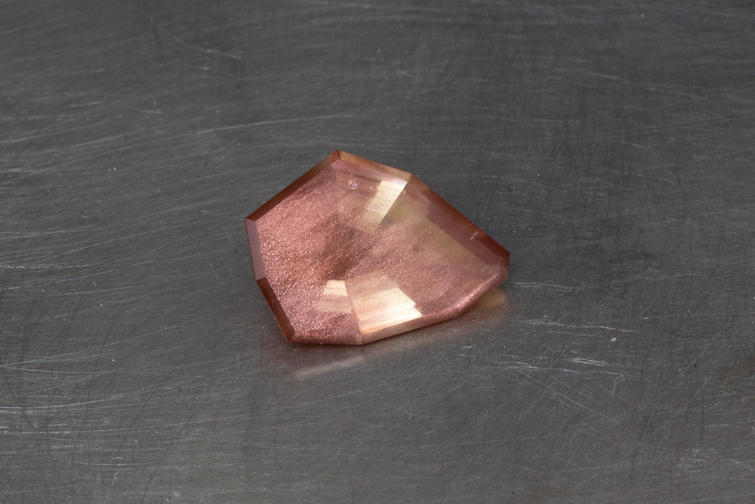 Natural Untreated Oregon Sunstone With Copper Schiller Precision Cut ...