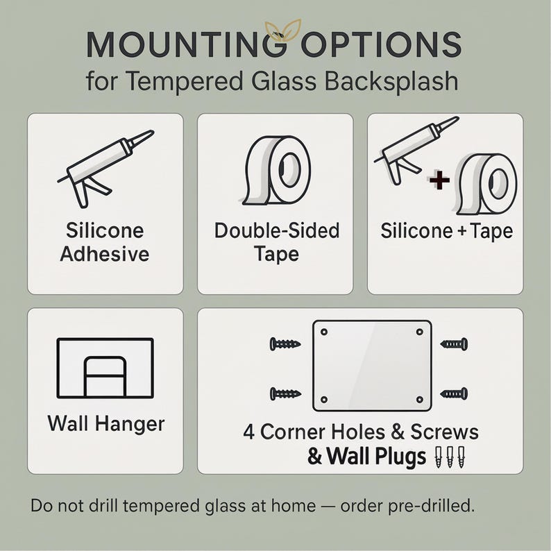 Blue Heron Stove Backsplash Tempered Glass Panel, Custom Size image 7