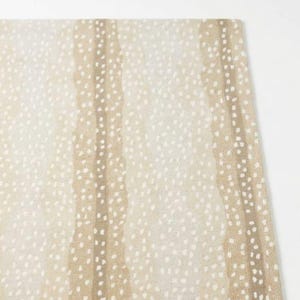 Neutral Antelope Print Rug | Beige Fawn Pattern Area Carpet - Etsy