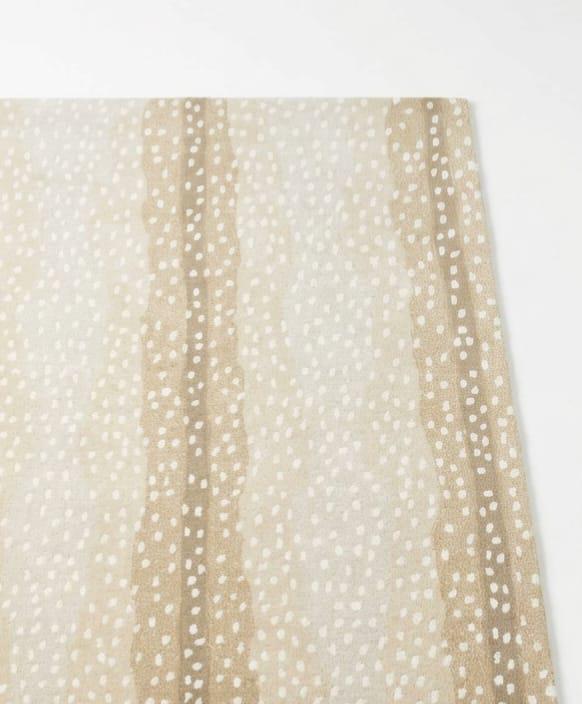 Neutral Antelope Print Rug | Beige Fawn Pattern Area Carpet - Etsy