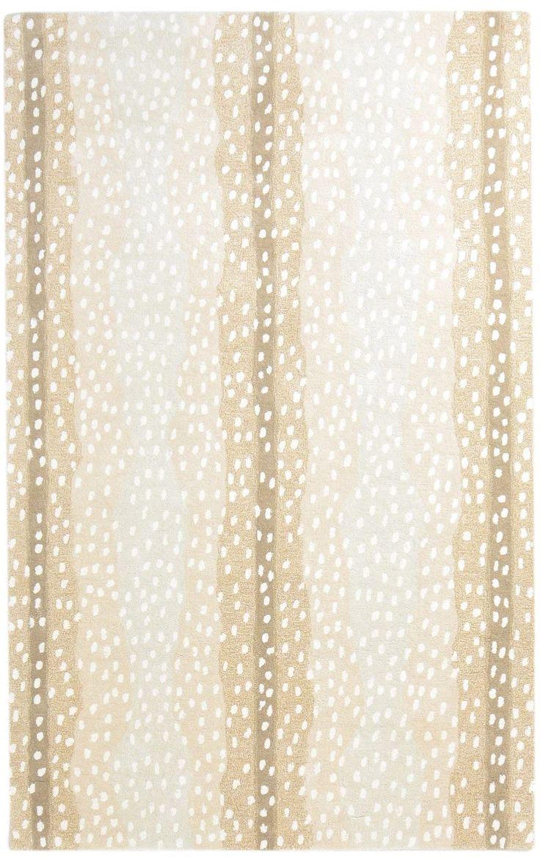 Neutral Antelope Print Rug | Beige Fawn Pattern Area Carpet - Etsy