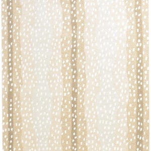 Neutral Antelope Print Rug | Beige Fawn Pattern Area Carpet