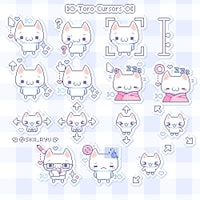 Sakura Mouse Cursors | 14 Cute Pink Cherry Blossom Custom Mouse ...