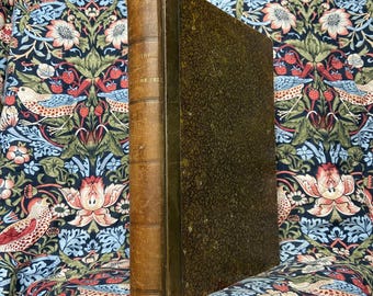 RARE Antique Book Guillaume Tell G Rossini 1800s SHEET MUSIC Beautiful Leather Binding Large 13.5&quot;