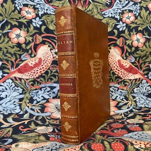 RARE Antique Book JULIAN Philosopher and Emperor 1901 by Alice Gardner Last Struggle of Paganism Against Christianity Gilt Leather BEAUTIFUL