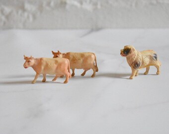 Dogs Tiger Elephant Farm Animals Tiger 11 Vintage Celluloid Animals