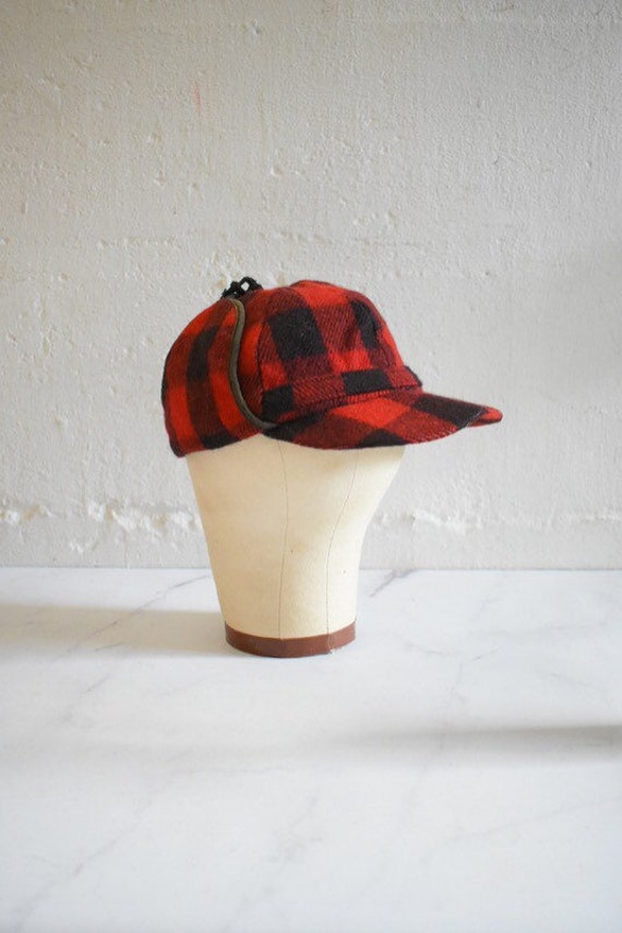 Buffalo Plaid Wool Trapper Hat - Etsy