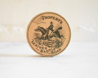 Propert's Leather and Saddle Soap tin