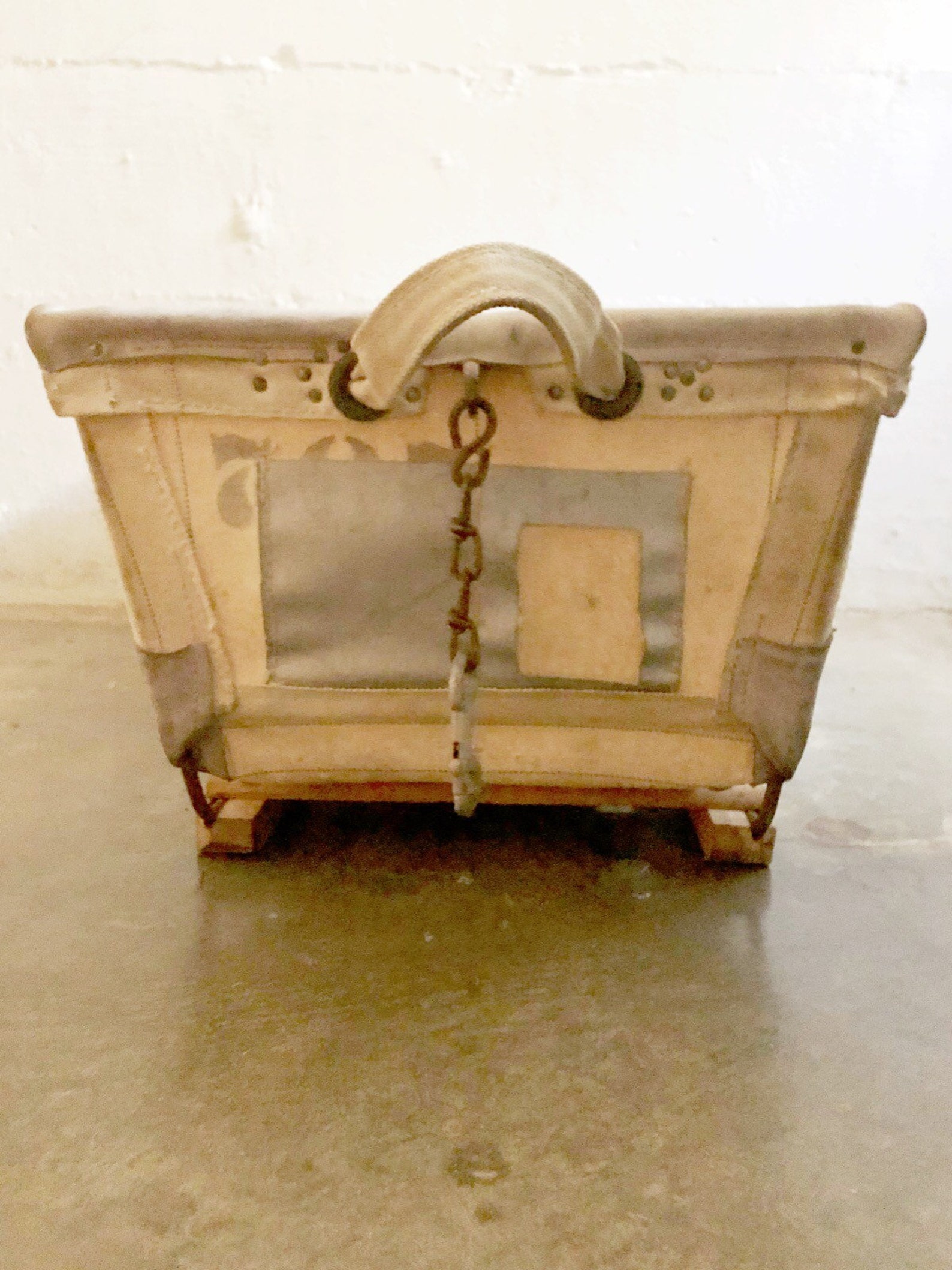 Cesta de lavandería de lona industrial Western Auto Supply | Etsy