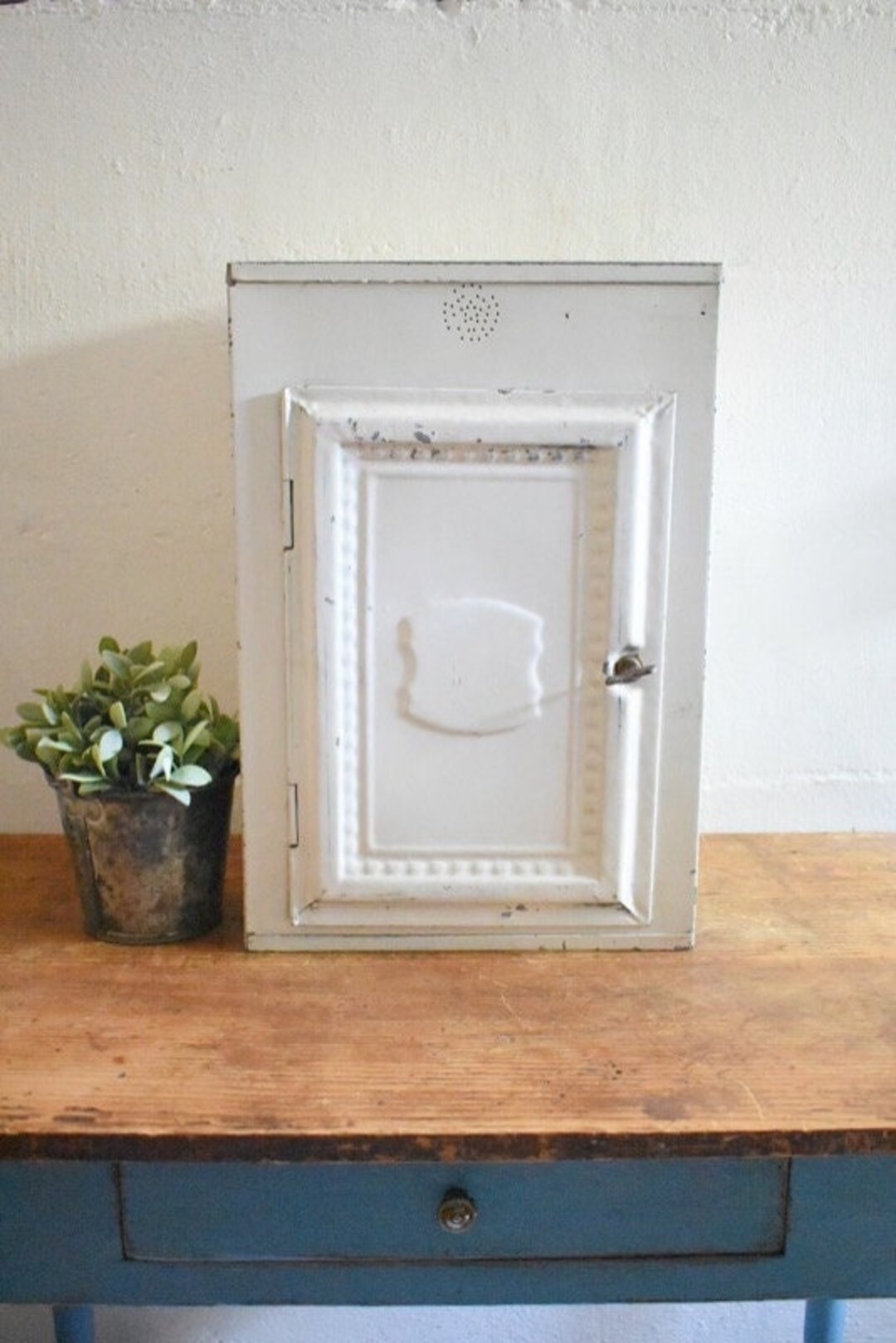 Vintage Metal Table Top Pie Safe Etsy