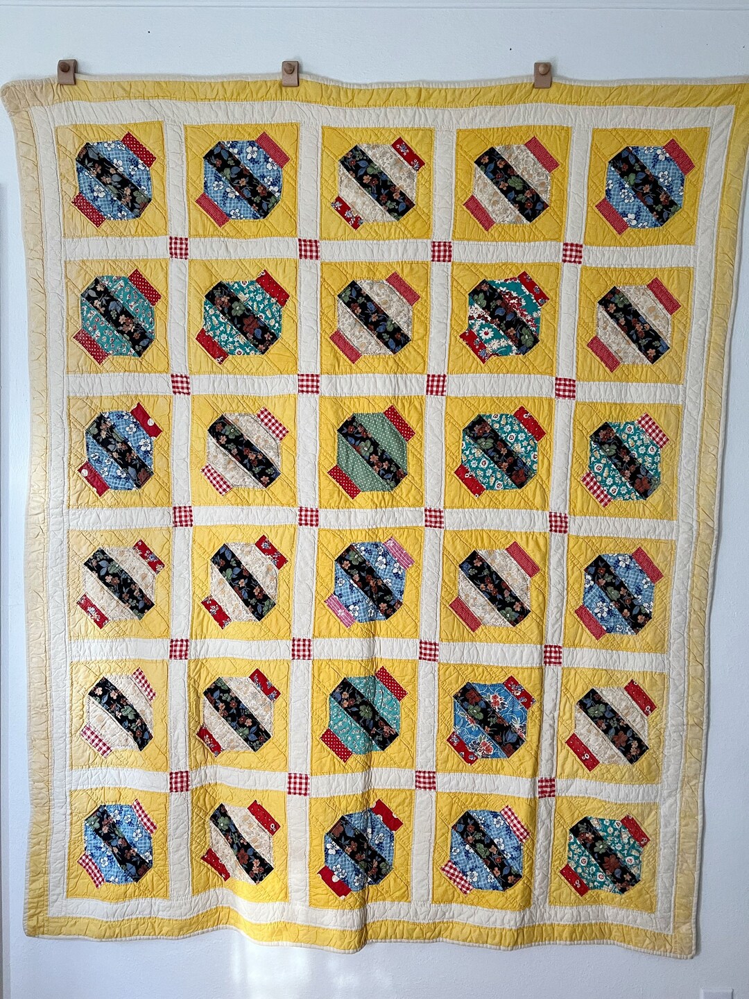 Vintage Japanese Lantern Quilt Etsy