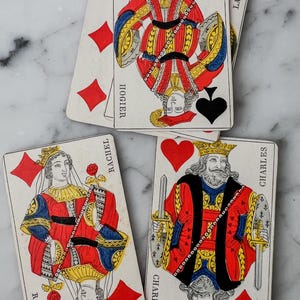 Antique French Playing Cards - Etsy