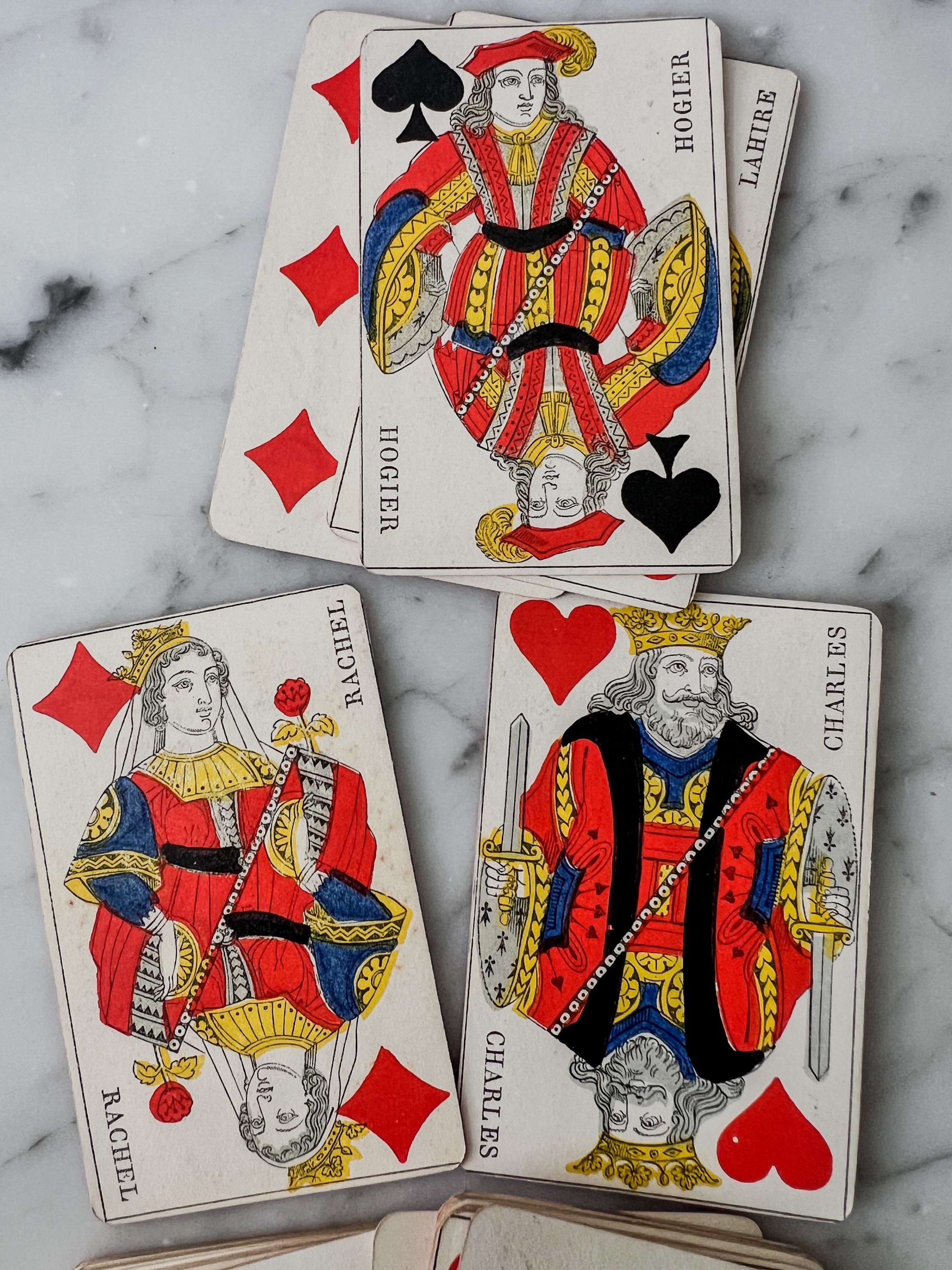 Antique French Playing Cards - Etsy