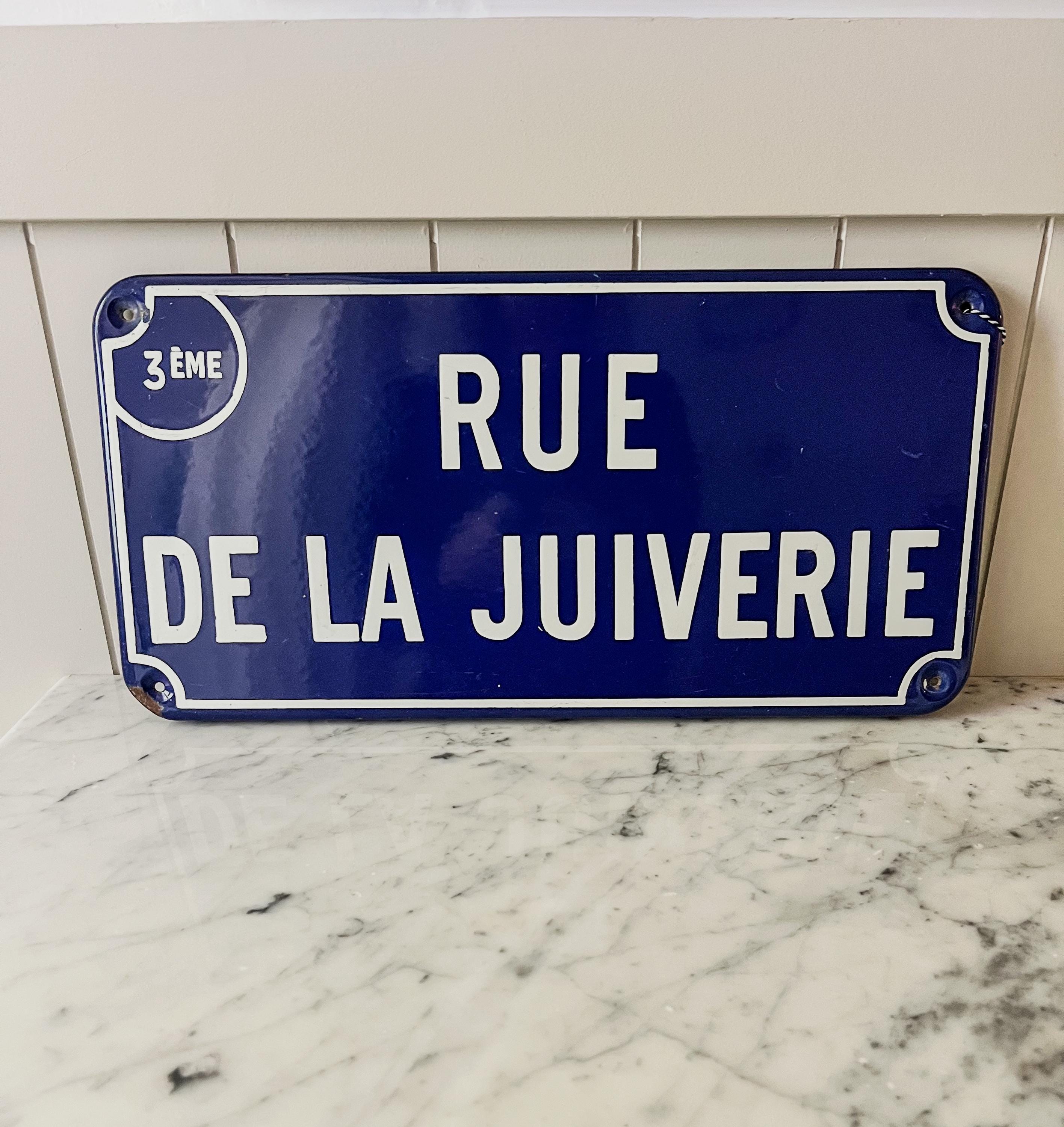 Vintage French Street Signs - Etsy