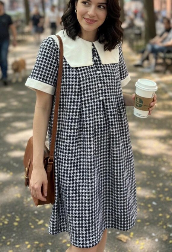Vintage Peter Pan Collar Dress