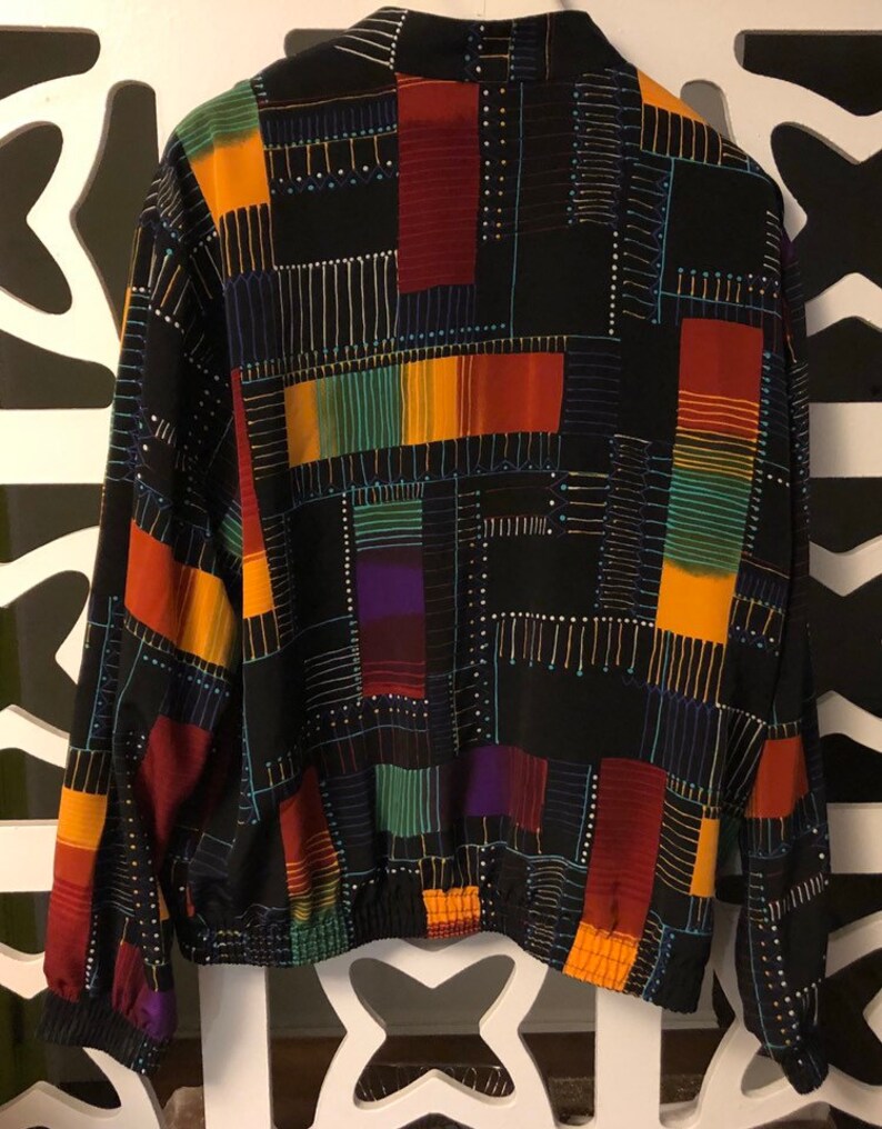Vintage Geometric Blouse