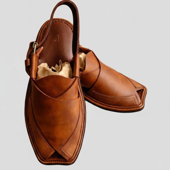 Handmade Peshawari Chappal | Genuine Katha Leather Men's Sandals