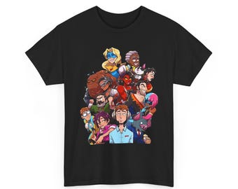 Maglietta con personaggi dei fan di Dispatch, regalo per giocatori