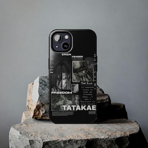Funda para teléfono de Eren Yeager de Attack on Titan, portada de anime imagen 7