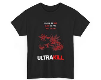 Best Ultrakill T-Shirt | Hardcore Retro FPS Video Game Tee