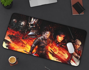 Tappetino per mouse extra large Witcher, Geralt, Yennefer, Cirilla XXL