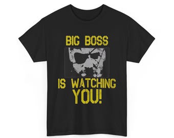 Big Boss Is Watching You! | Metal Gear Solid Tee | MGS Fan T-Shirt