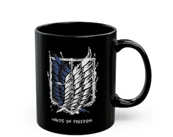 Tazza Attack on Titan Wings of Freedom, tazza da caffè anime manga AOT